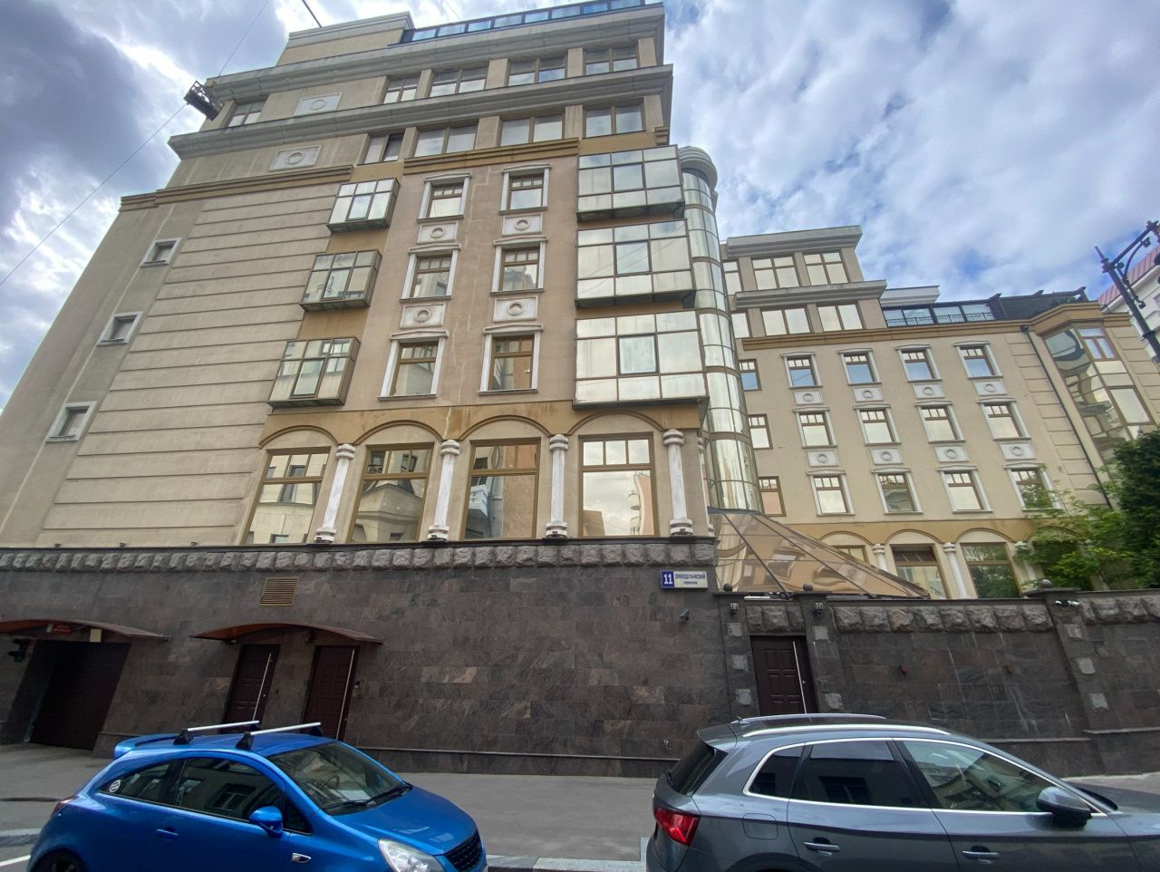 фасад дома, здание по адресу г Москва, Земледельческий пер, д 11